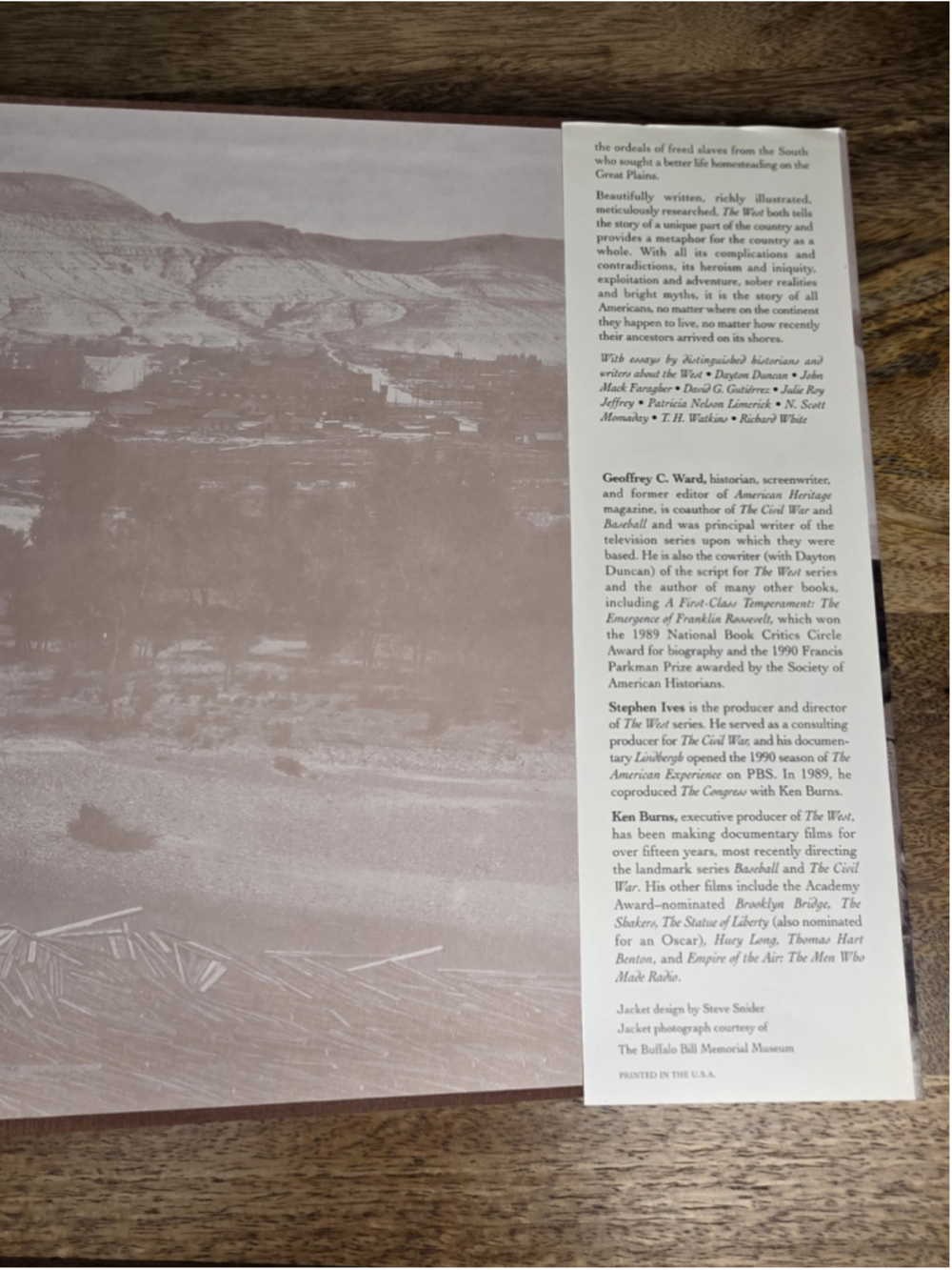 The West An Illustrated History Geoffrey C Ward HC DJ Ken Burns PBS Hardcover - Picture 9 of 9